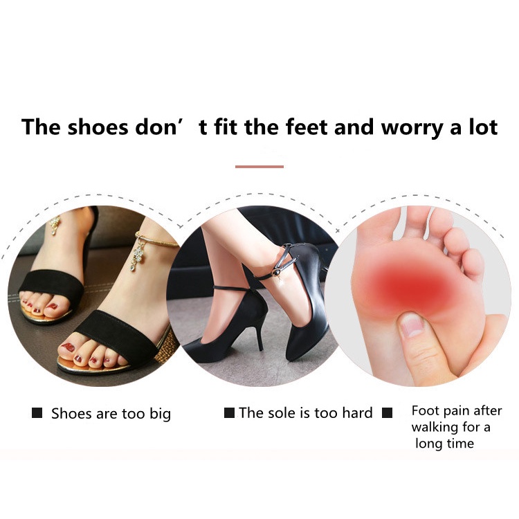 Miếng Silicone Gel Lót Giày Cao Gót Chống Đau Chống Đau