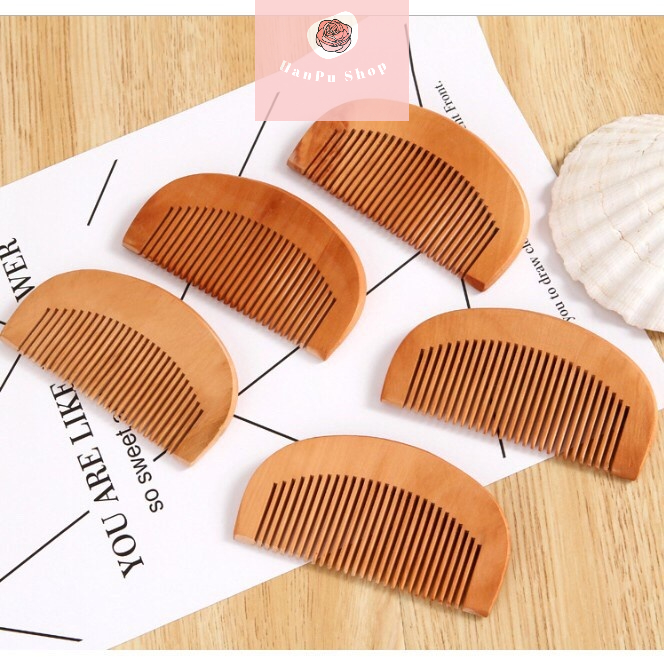 Lược Gỗ Chải Đầu Massage Đầu, Lược Gỗ Chải Tóc, Lược Gỗ Massage