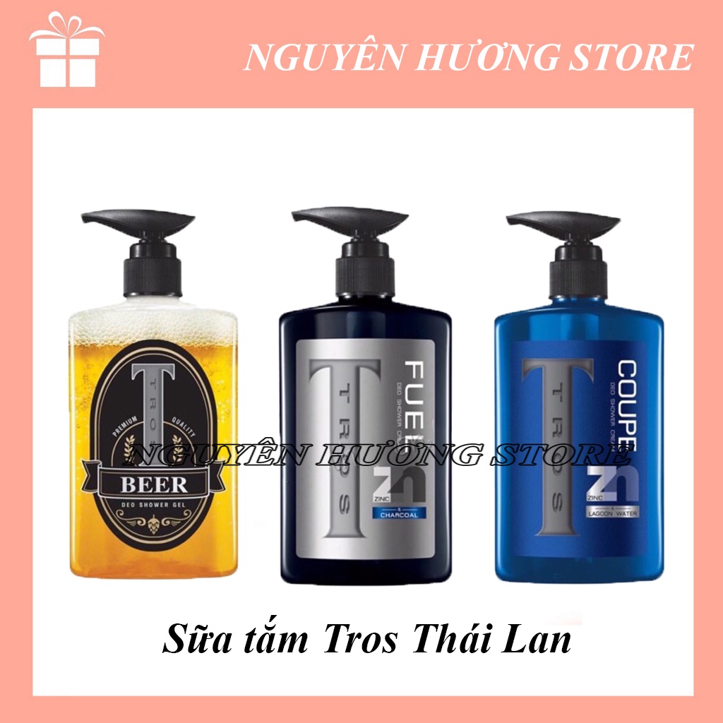 Sữa tắm nam Tros Thái Lan 450ml | Sữa tắm nam thơm lâu | Sữa tắm nam Thái Lan | Sữa tắm Tros