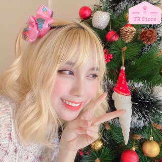 Cột tóc Scrunchies Giáng Sinh, buộc tóc Noel dịp lễ