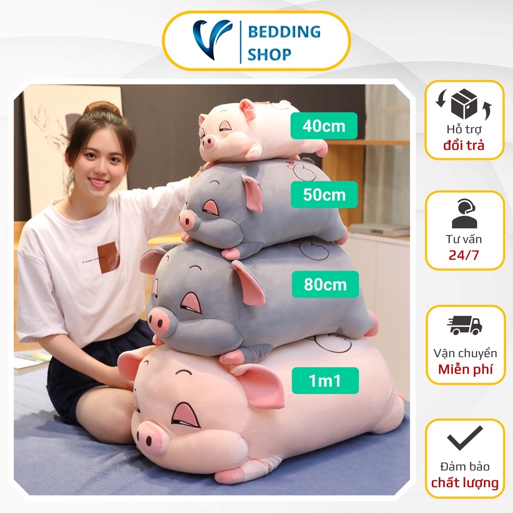 Gấu bông - Gối ôm, Thú bông hình heo béo ú dễ thương, ngộ nghĩnh, !!!Rẻ vô địch!!!