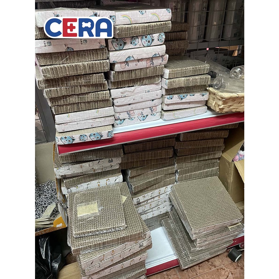 Bàn Cào Móng Cho Mèo Hình Vuông - Bàn Cào Móng 011