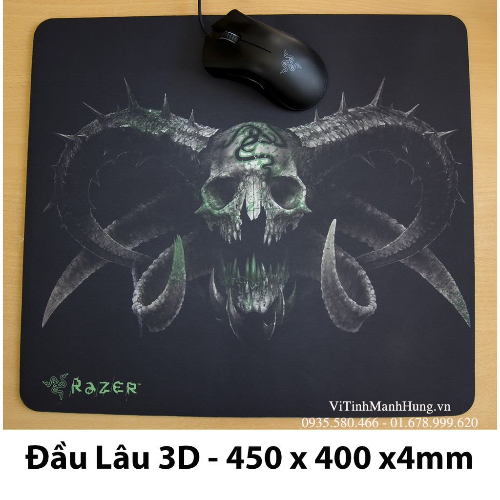 Lót chuột - Mouse Pad QCK in hình Gaming: 45cm x 40cm x 4mm.