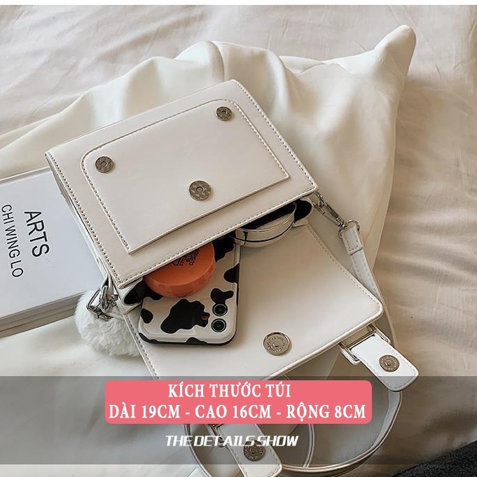 Túi Da Đeo Chéo Kẹp Nách Nữ Cao Cấp Laabra, Túi Xách Nữ Thời Trang Da Mềm Mịn - TCD02