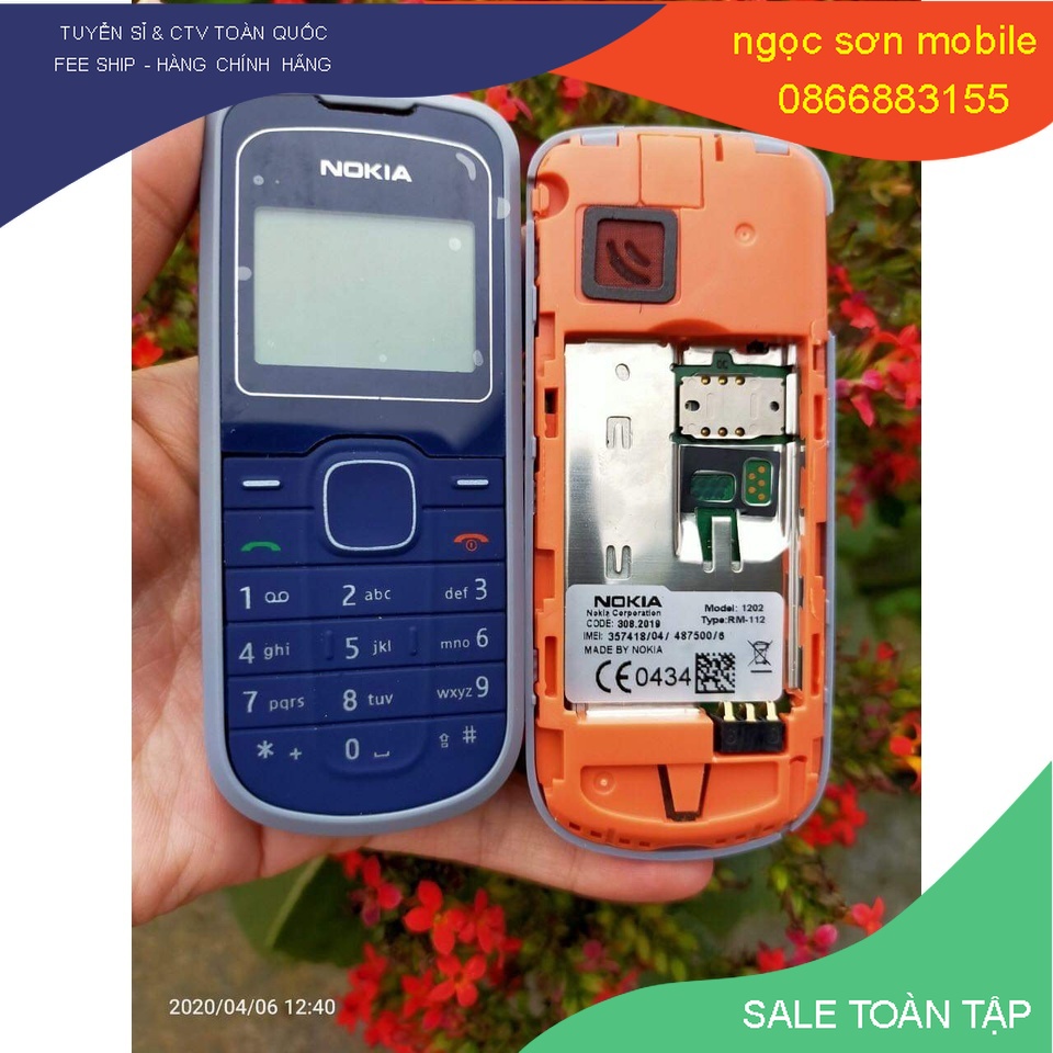 Điện thoại Nokia 1202 Zin chính hãng Like New- Được Chọn Phụ Kiện [FEE SHIP - HÀNG CHÍNH HÃNG]