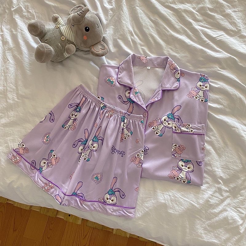 Bộ pijama hình cute form vừa, bộ ngủ ở nhà form vừa, set đồ ngủ ở nhà cute