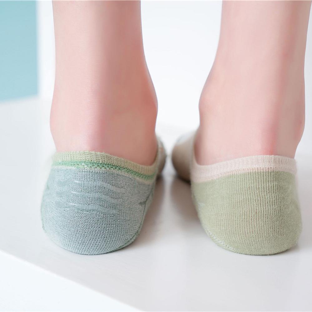 Vớ Thuyền Co Giãn Thoáng Khí Chống Trượt In Hình Mèo Dễ Thương Dành Cho Nữ