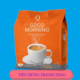 Cafe sữa hòa tan Good Morning Trần Quang bịch 24 gói