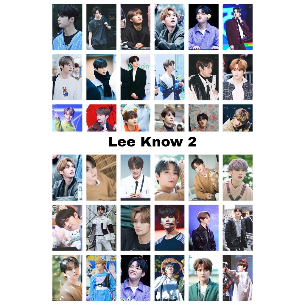 Lomo card 72 ảnh thành viên Stray Kids - Lee Know