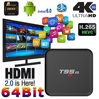 TIVI BOX T95M 4K-RAM 2G ổ cứng 16G tặng dây AV biến tivi thường thành tivi thông minh .