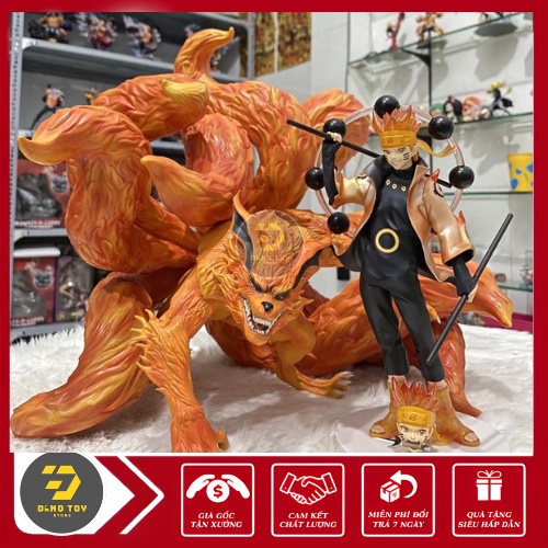 Mô hình nhân vật Naruto & cữu vĩ siêu đẹp