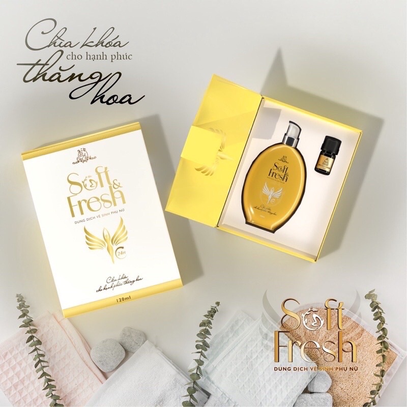 Dung dịch vệ sinh phụ nữ Soft Fresh  - Dung dịch vệ sinh Đông Anh Collagen X3 - DDVS collagen X3