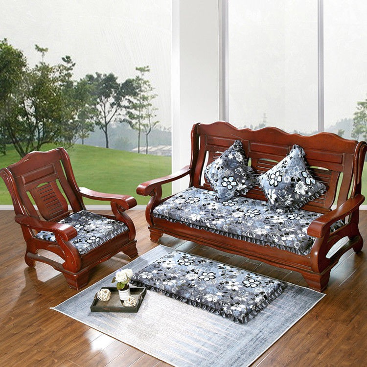 Vỏ Bọc Đệm Ghế Sofa Gỗ Thu Đông Dày Dặn Không Trượt Thông Dụng Có Thể Tháo Rời Và Giặt Rửa Và Tháo Rời