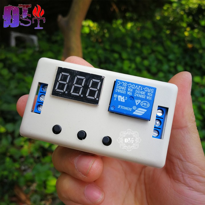 Mạch tạo trễ kích mức cao đóng ngắt Relay DK-C-01 - Vỏ nhựa