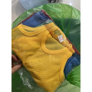 Combo 5 áo lưới 3 lỗ cho bé 4-24kg