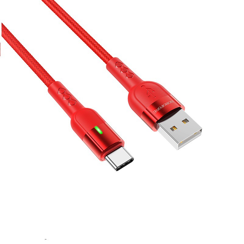 Dây cáp sạc tự ngắt BU17 Borofone cổng Micro, 1.2m