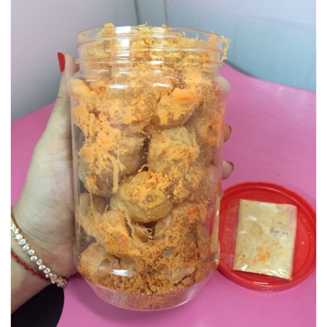 Da heo tỏi tẩm phômai chà bông HỦ NHỎ 100g