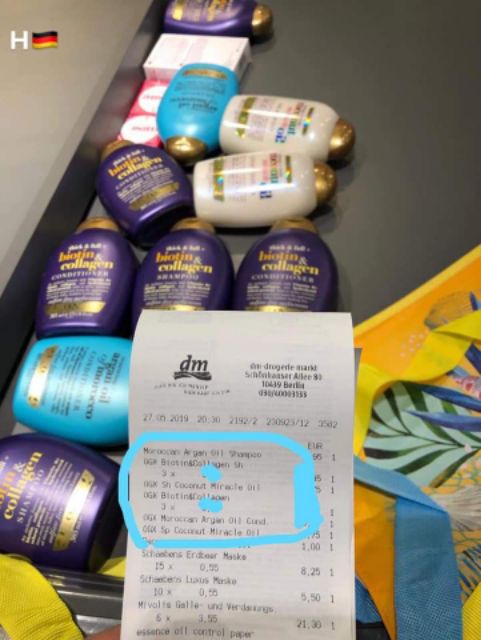 Hàng Đức chuẩn, cặp gội xả Biotin Collagen Đức