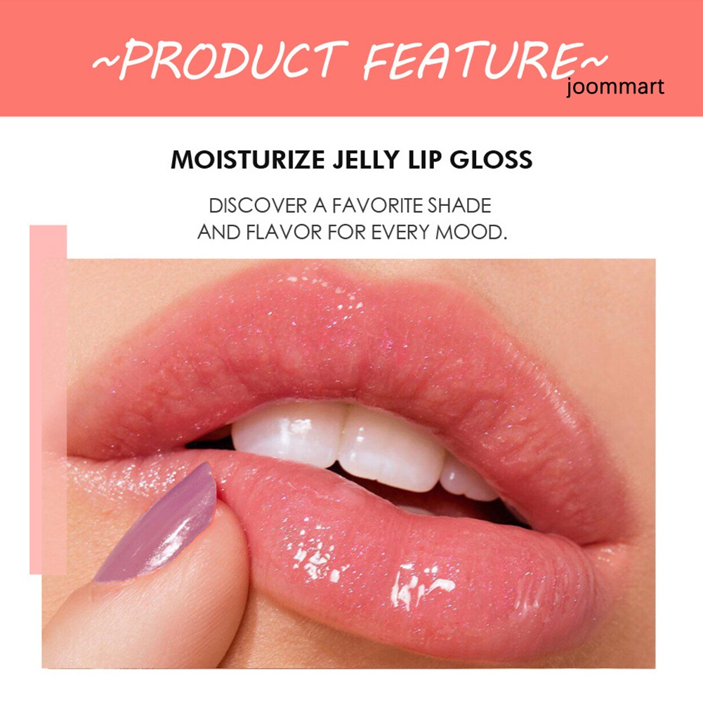 【JM】HANDAIYAn 10ml Candy Color Jelly Lip Gloss Plumper Moisturizing Liquid Lipstick