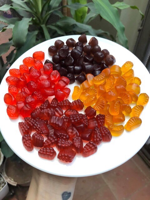 Kẹo Dẻo Trái Cây Tươi TAIWAN QQ' Gummies Fruit Juice Vị Cam / Dâu / Nho / Việt Quất  20 gram-[FREE SHIP] TỪ ĐƠN 50K