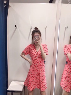 VÁY CHERRY ZARA SẴN XẢ KHO