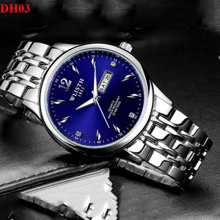 Đồ hồ nam WILSTH 💝 Đồng Hồ 💝 Đồng Hồ Nam Dây Thép Không Gỉ WILSTH Kim Dạ Quang Ban Đêm (nhiều mẫu)