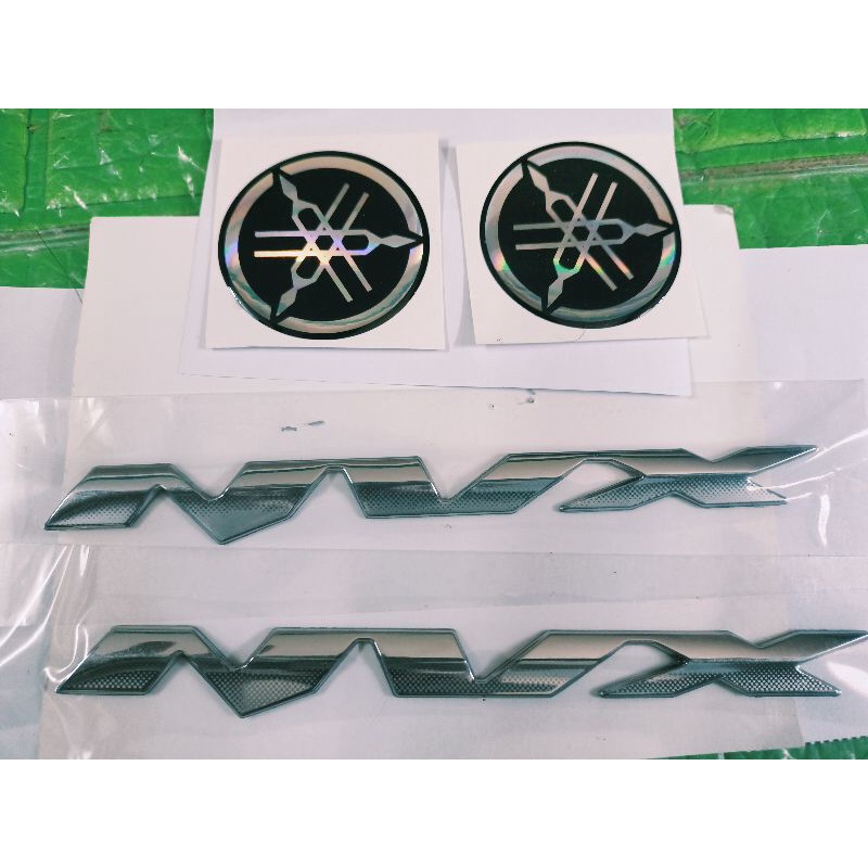 Bộ tem chữ nổi yamaha  NVX crôm hàng zin theo xe