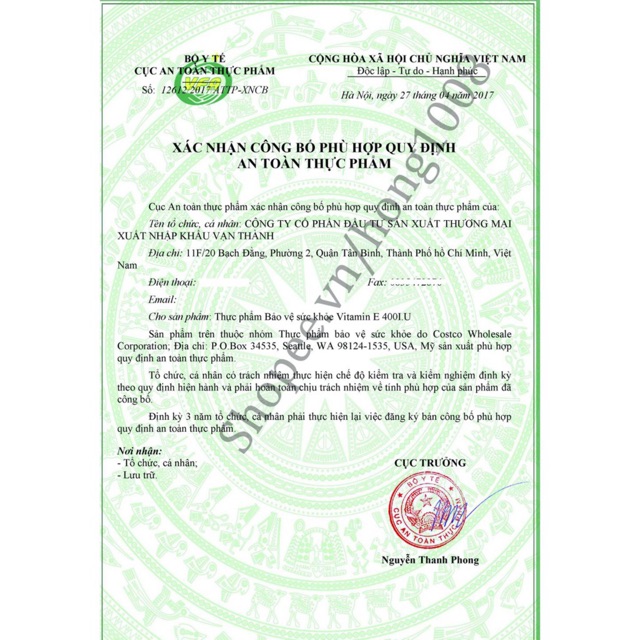 VITAMIN E ĐỎ 270mg (30vien) (DATE 2021] | Thế Giới Skin Care