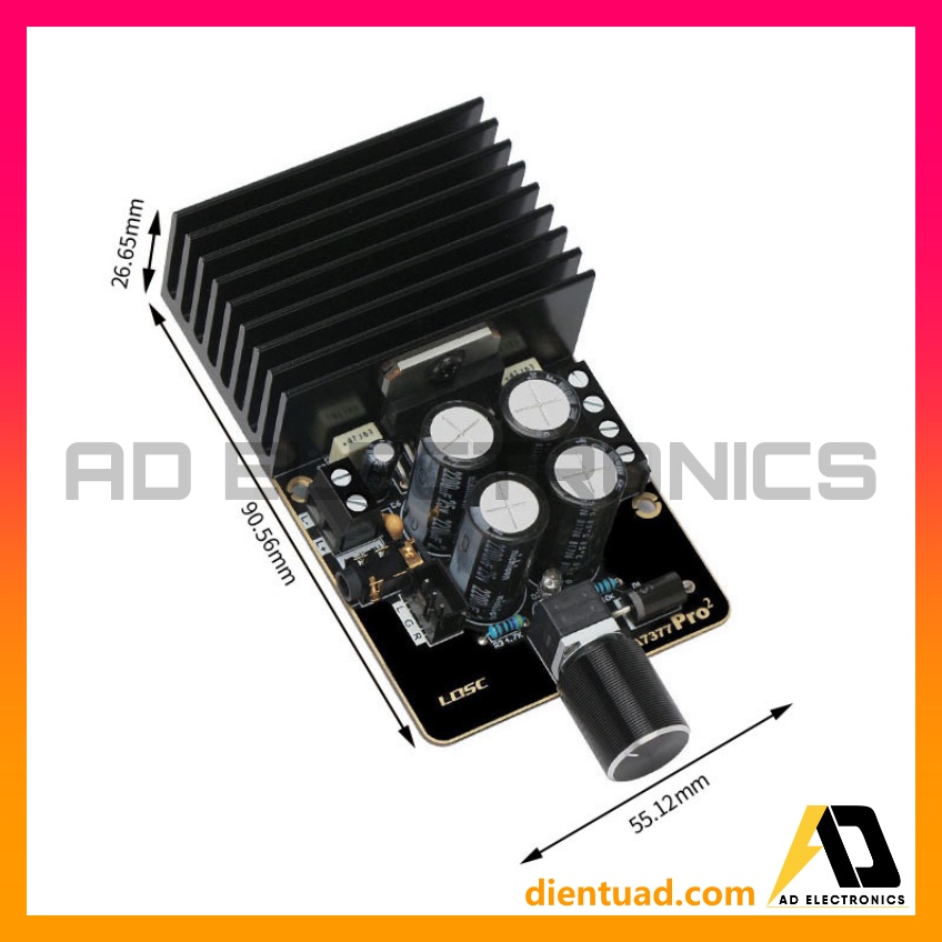 Mạch Khuếch Đại Công Suất Âm Thanh Stereo Class AB LQSC TDA 7377 35Wx2 New Version