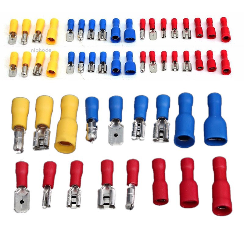 Set 120 đầu nối dây uốn cách điện 22-10AWG