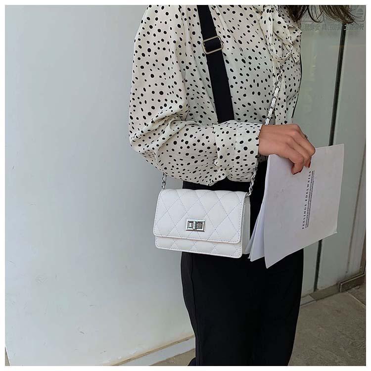 TÚI ĐEO CHÉO NỮ LENAH TRẦN CHỈ KHÓA VẶN THỜI TRANG PK 391