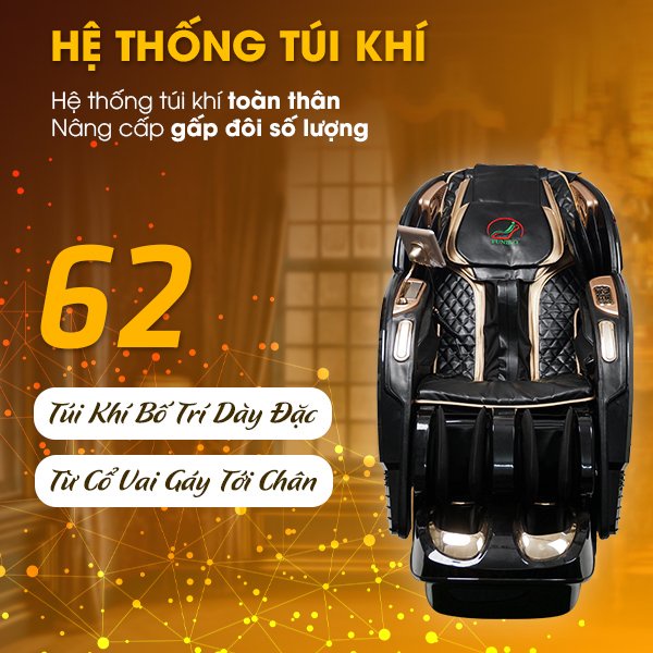 Ghế massage toàn thân cao cấp Funiko F600 điều khiển giọng nói,kiểm tra sức khỏe bảo hành 10 năm