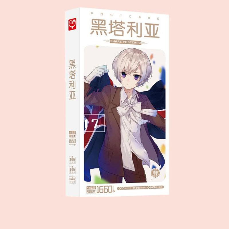 Hộp ảnh Postcard Thổ Thần Tập Sự bộ ảnh có ảnh dán lomo anime chibi