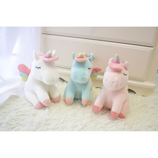 Thú bông - Ngựa Pony 25 trắng