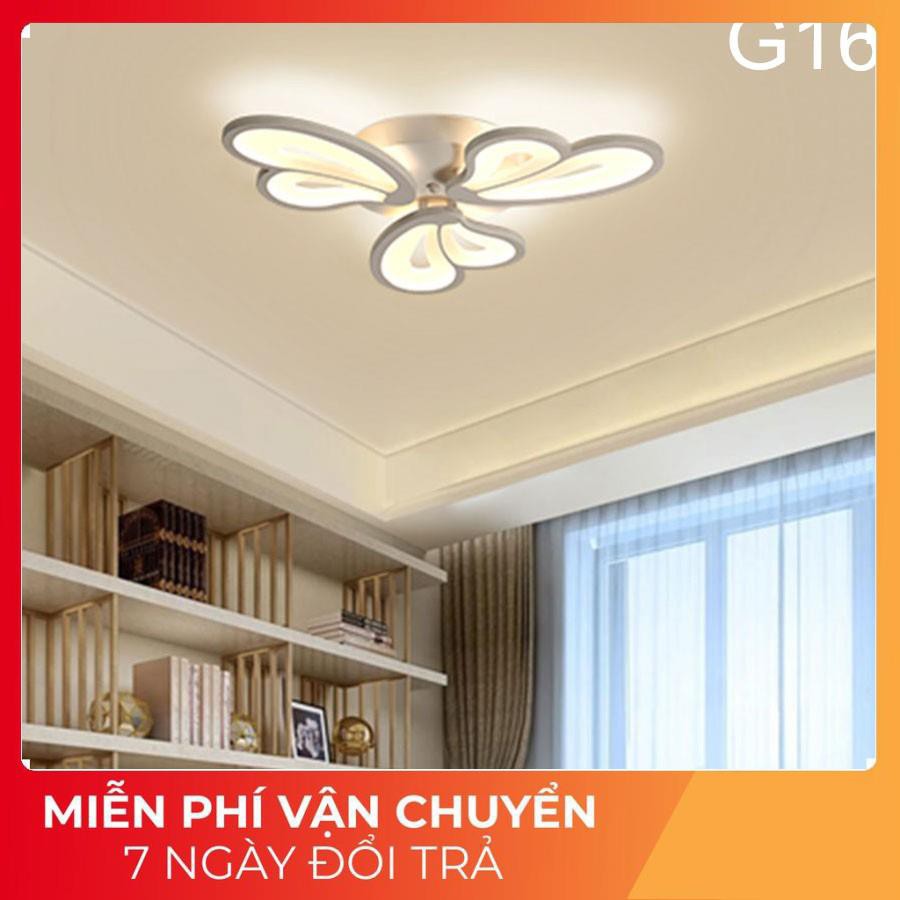 ĐÈN led ốp trần hiện đại-Đèn trần trang trí phòng khách,phòng ngủ, phòng bếp, có 3 chế độ sáng, bảo hành 1 năm