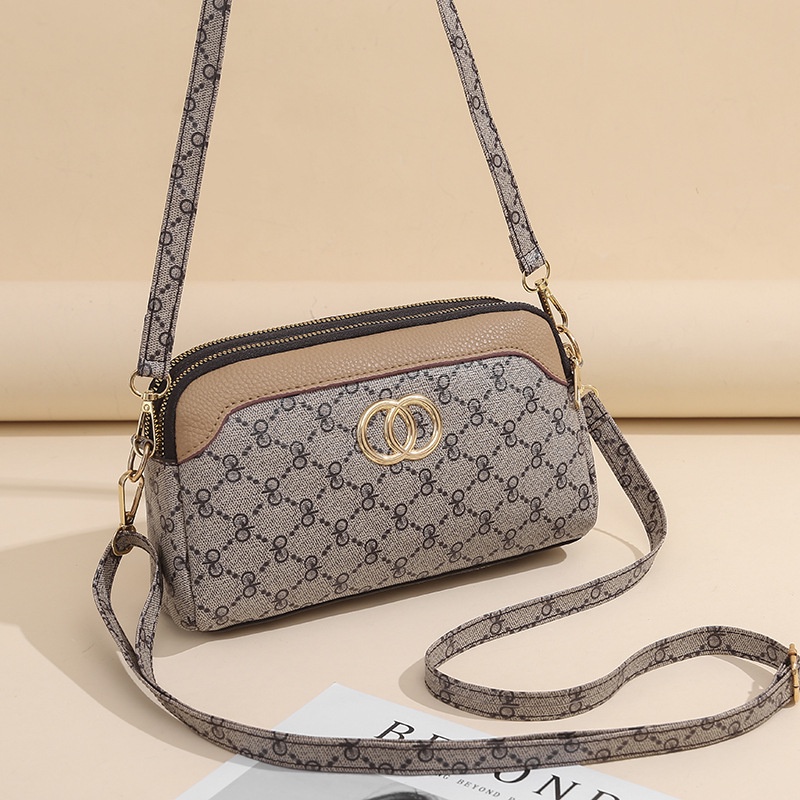 Túi Đeo Vai Hình Tròn Bằng Kim Loại 2022 In Họa Tiết Sang Trọng Thời Trang Cho Nữ