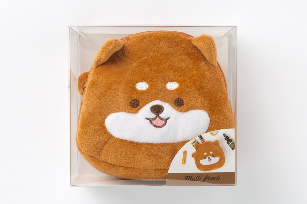 Túi Nhỏ Đựng Đồ Đa Năng ARTBOX Hàn Quốc Hình Cún Shiba Nâu
