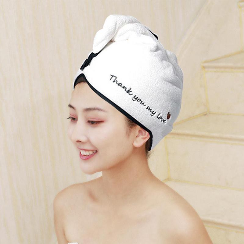 Khăn bông quấn đầu làm khô tóc siêu tốc My Love, khăn turban quấn ủ tóc cho mẹ và bé