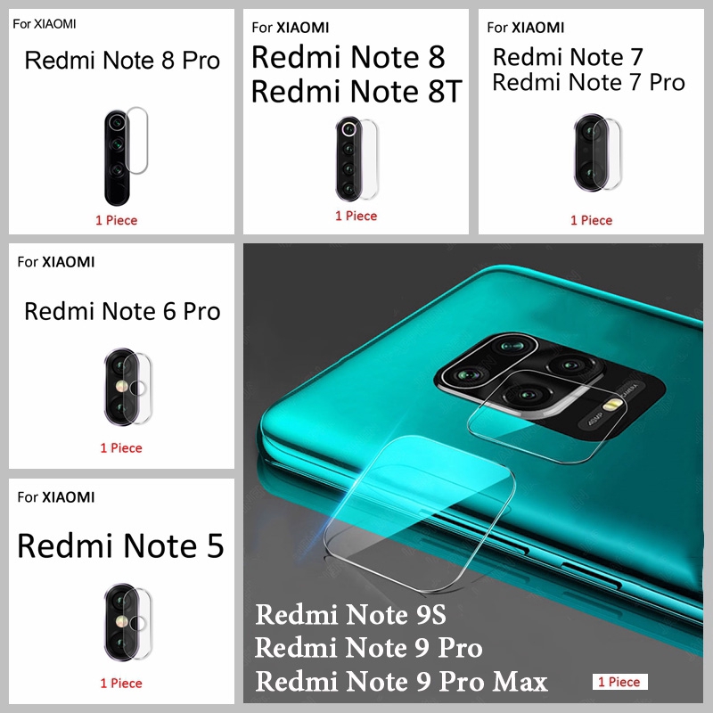 Kính Cường Lực Bảo Vệ Camera Cho Xiaomi Redmi Note 9s 9 Pro Max Note 8t 8 7 6 5 Pro