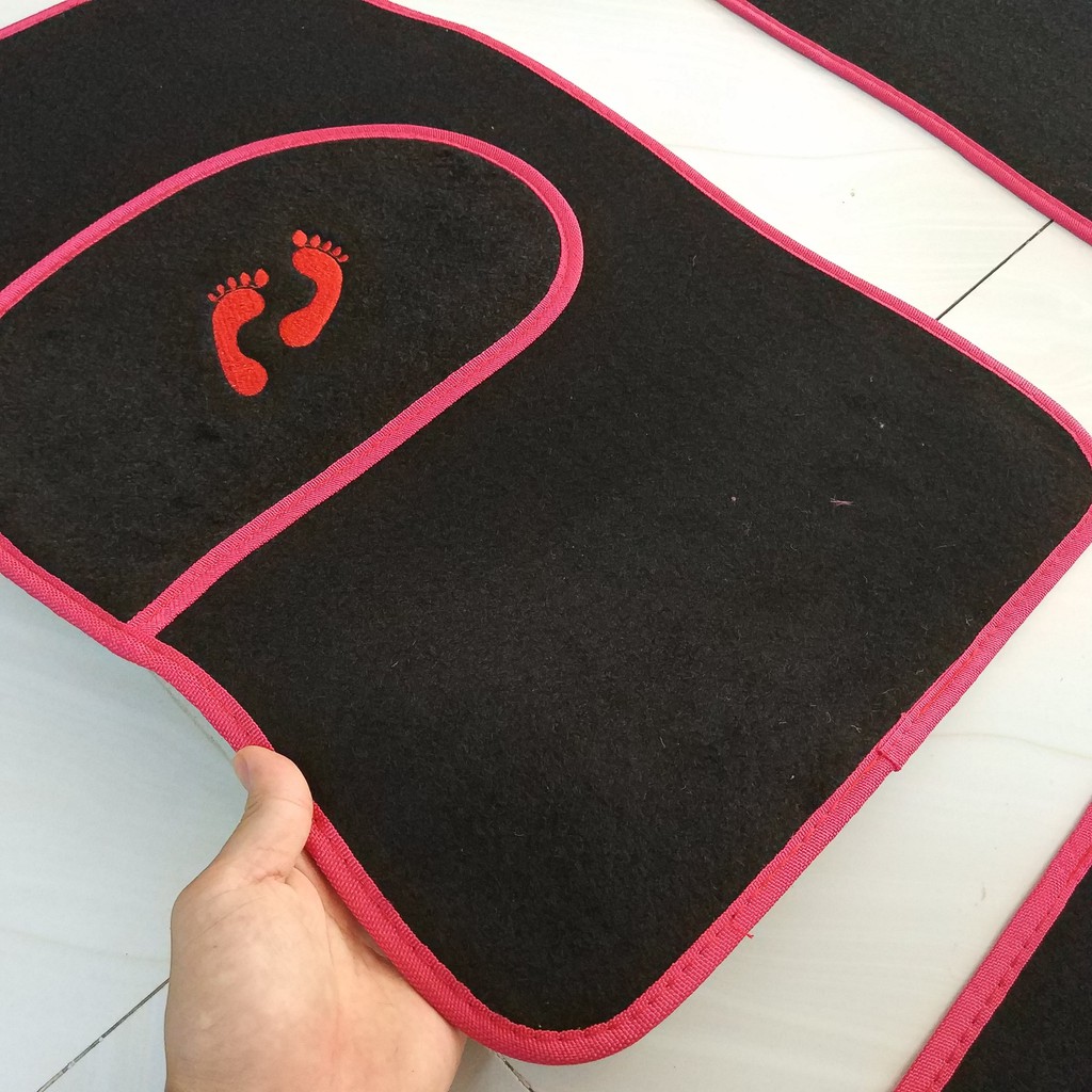 Thảm lót sàn ô tô 4-5 chỗ bằng nỉ dùng được  hầu hết các xe  - HÀNG CHUẨN - CỰC ĐẸP