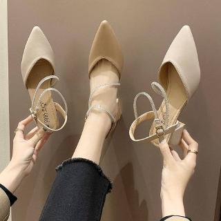Giày Cao Gót Đế Vuông Thời Trang