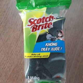 Combo 6 miếng cước cọ rửa không trầy có mút Scotch Brite