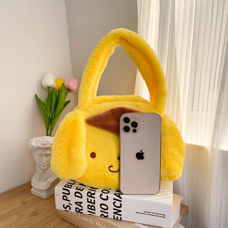 Túi Xách Hình Chú Chó Nhồi Bông Dễ Thương Cho Nữ