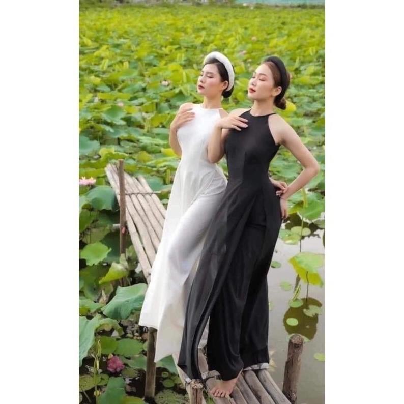 Bộ Yếm dài chụp ảnh sen