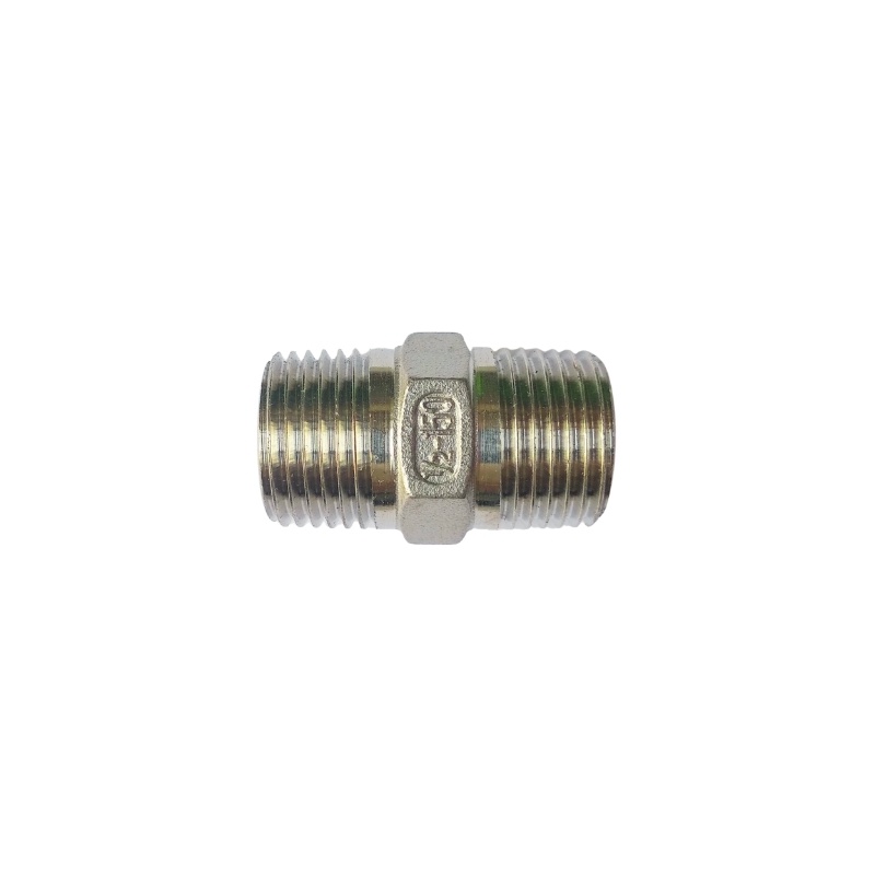 Kép inox 304 phi 13-17-21-27-34, nối ren ngoài chất liệu bằng thép không gỉ có đủ size