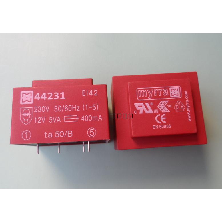 Biến áp EI42 5.0VA 230V ra 12V 45.5×38.5×32.2MM - Linh kiện & Phụ kiện Máy Pha Cà Phê Chính Hãng - Xuất xứ Đài Loan