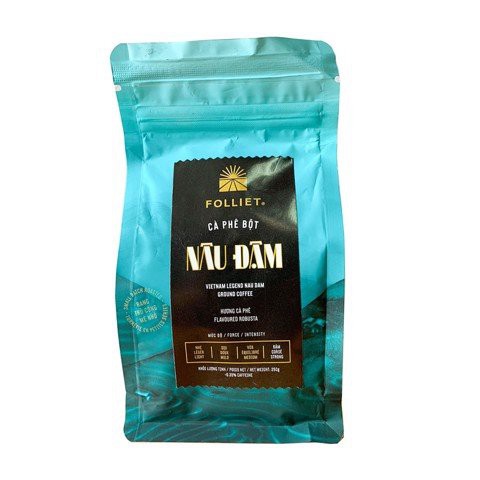 BỘT CÀ PHÊ NÂU ĐẬM FOLLIET 250G