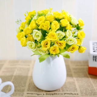 Hoa giả - Chùm Hồng Mini Size