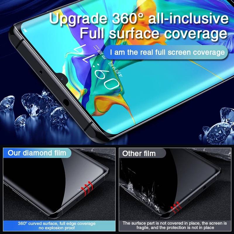 Kính cường lực bảo vệ màn hình cho Huawei P30 P40 P20 Mate 30 10 20 Lite Pro Honor 20 Pro 30 9X