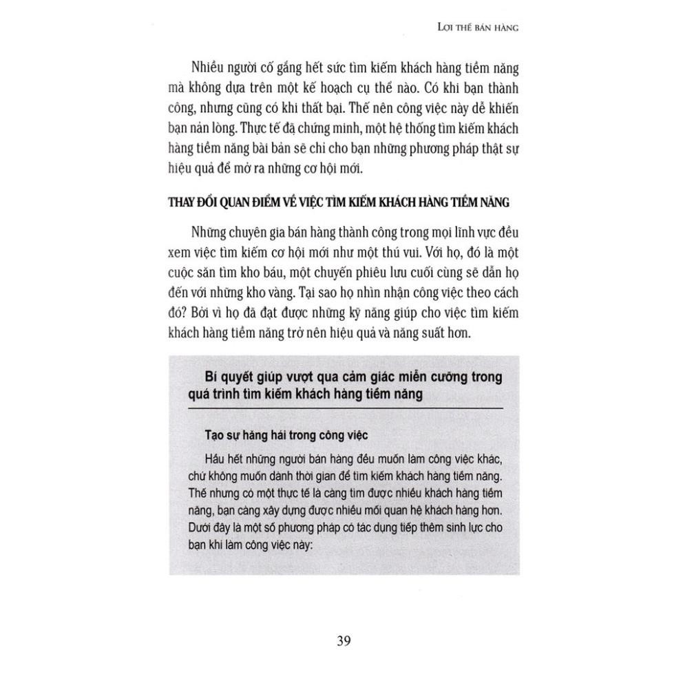 Sách First News - Lợi Thế Bán Hàng